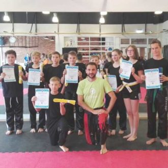 Gürtelprüfung bei den Kickboxern