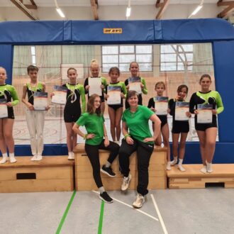 Trampoliner erfolgreich beim Bezirksjahrgangswettkampf