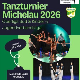 Mitreißender Tanzsport: Erstes JMC Turnier des TV Weidhausen