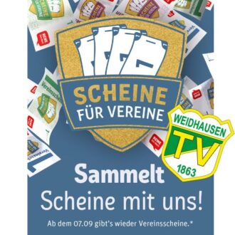 Sammelt REWE-Scheine für den TVW! Sammelt REWE-Scheine für den TVW!
